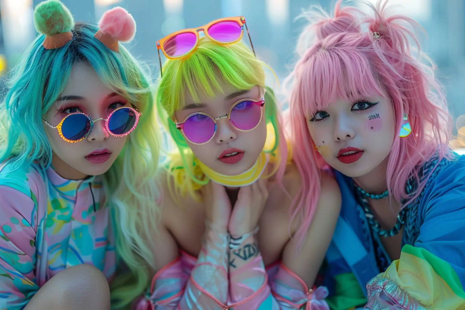 style-kacamata-bulat-ala-selebriti-korea-selatan